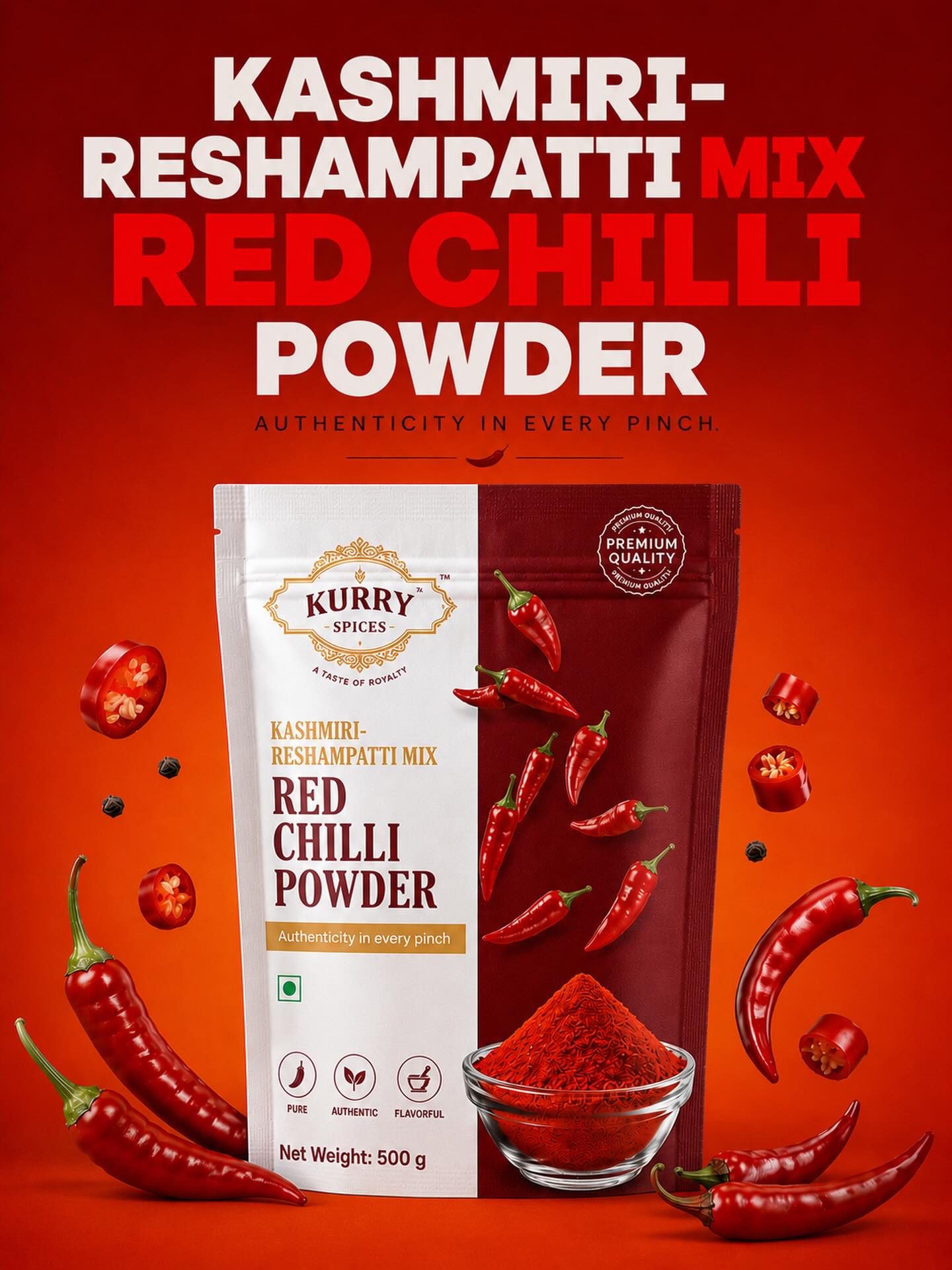 Kashmiri-Reshampatti Chilli Powder